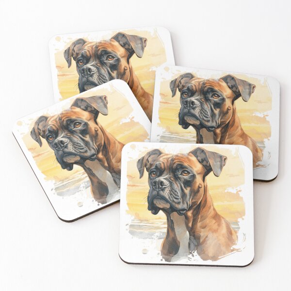 Item preview, Watercolor Boxer Dog  designed and sold by TheAnimalZ00.