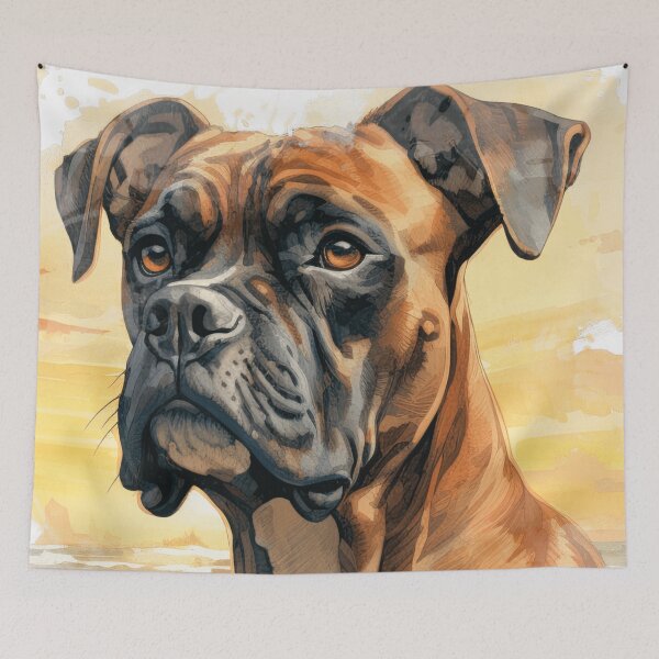 Item preview, Watercolor Boxer Dog  designed and sold by TheAnimalZ00.