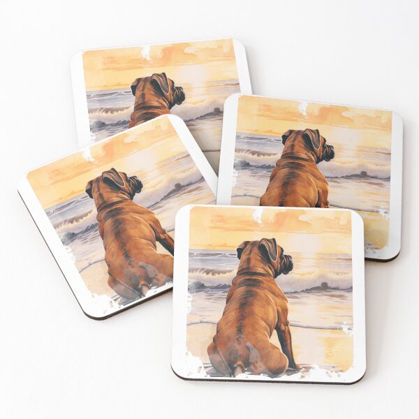 Item preview, Beach Boxer Art designed and sold by TheAnimalZ00.