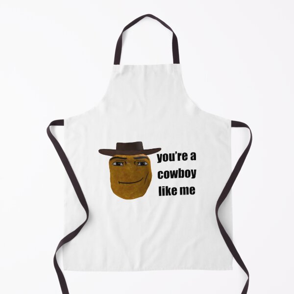 Item preview, potato face cowboy designed and sold by laylacreates.