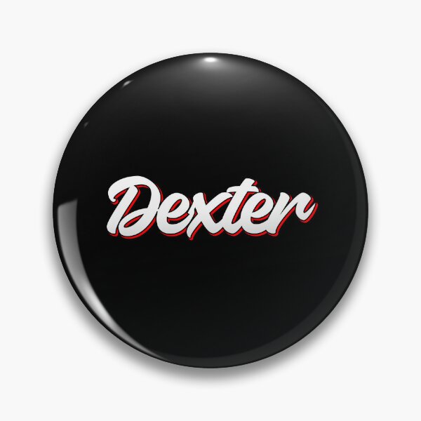 Item preview, Retro Dexter Name Label (Black) designed and sold by NafilNafiz.