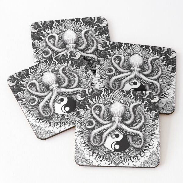Item preview, octopus mandala designed and sold by Anime9122.