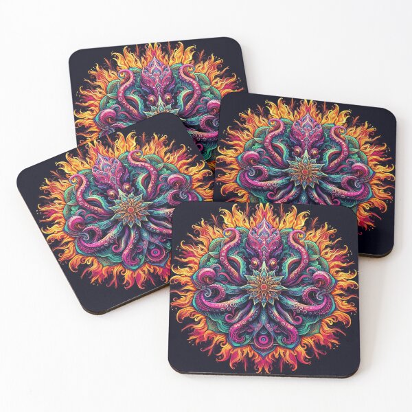 Item preview, octopus mandala designed and sold by Anime9122.
