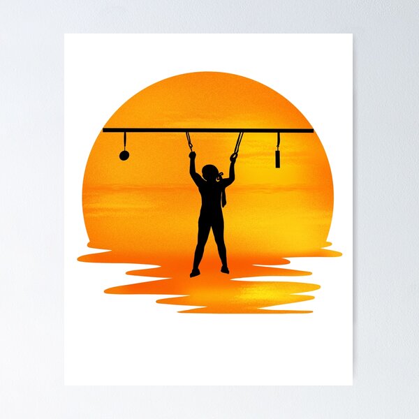Item preview, Ninja warrior girl at sunset designed and sold by EatSleepNinja.