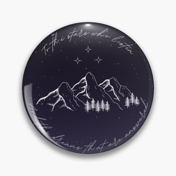 Item preview, "To the stars who listen" ACOTAR quote designed and sold by Destinyab97.