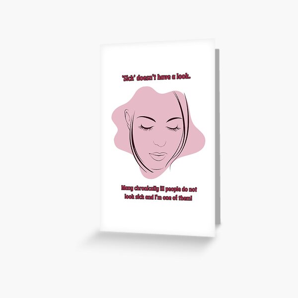 What Does Sick Look Like? Greeting Card