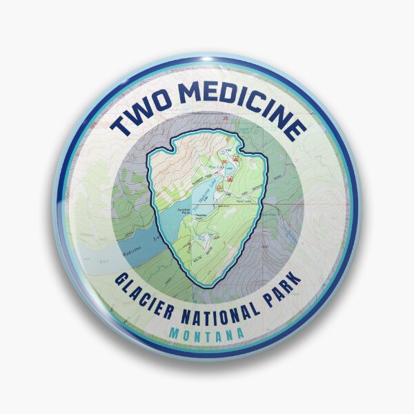 Item preview, Glacier Souvenir Map - Two Medicine designed and sold by Willz Designz.