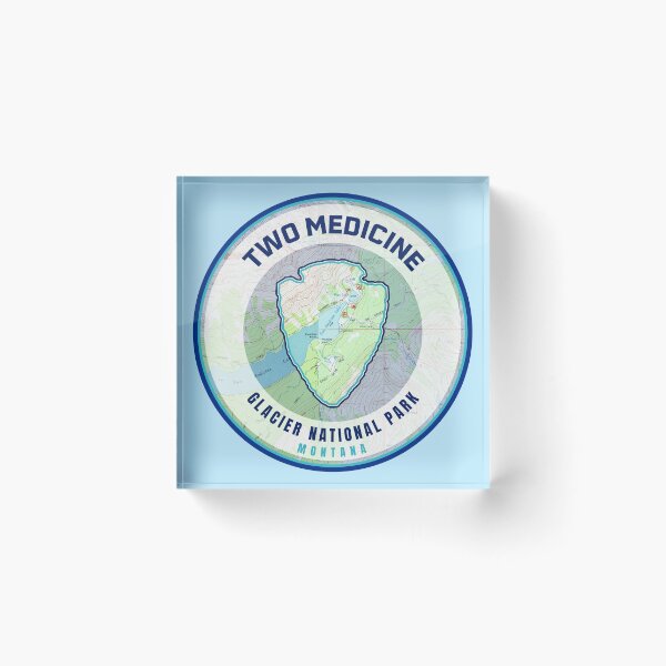 Item preview, Glacier Souvenir Map - Two Medicine designed and sold by Willz Designz.