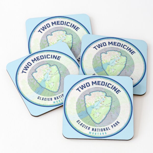 Item preview, Glacier Souvenir Map - Two Medicine designed and sold by Willz Designz.