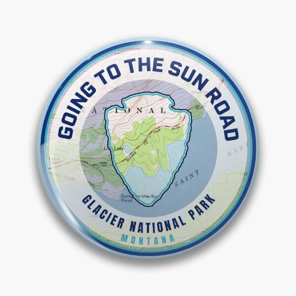 Item preview, Glacier Souvenir Map - Going to the Sun Road designed and sold by Willz Designz.