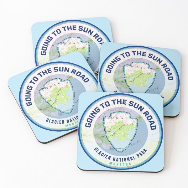 Item preview, Glacier Souvenir Map - Going to the Sun Road designed and sold by Willz Designz.