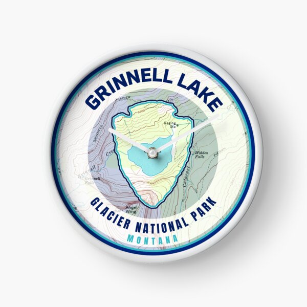 Item preview, Glacier Souvenir Map - Grinnell Lake designed and sold by Willz Designz.