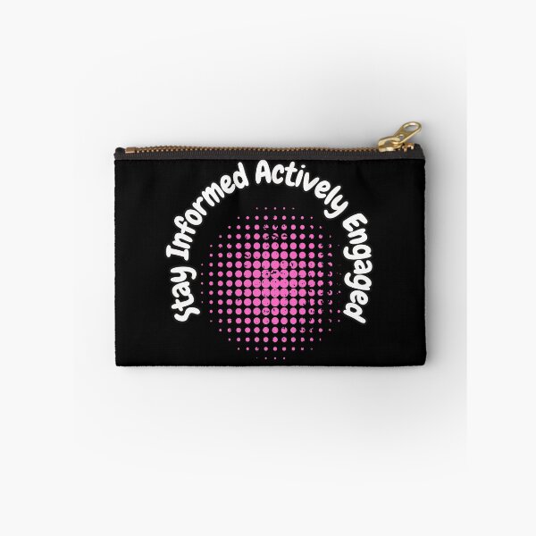 Item preview, Stay Informed Actively Engaged designed and sold by bvdesignart.