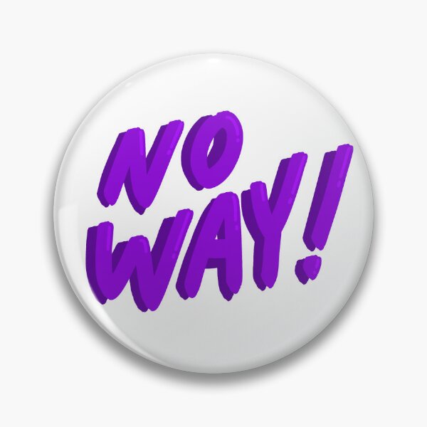 Item preview, no way! (purple) designed and sold by leo-pendergast.