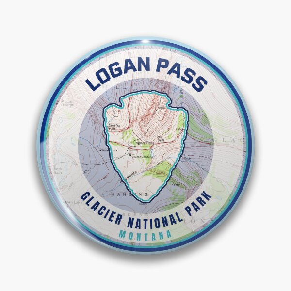Item preview, Glacier Souvenir Map - Logan Pass designed and sold by Willz Designz.