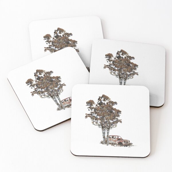 Item preview, Aussie gum tree and rusty car designed and sold by ClarkChris.