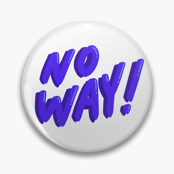 Item preview, no way! (blue) designed and sold by leo-pendergast.