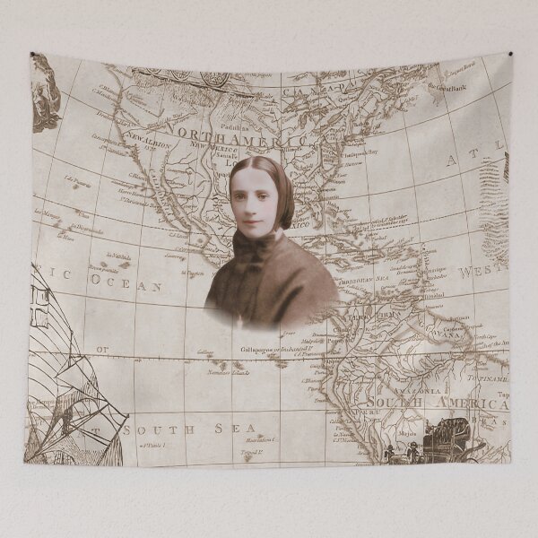 Item preview, St Frances Cabrini Catholic Saint designed and sold by hispanicworld.
