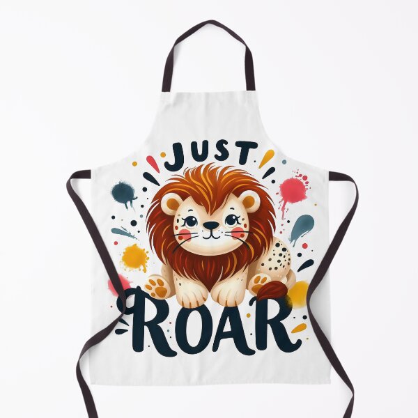 Item preview, Just Roar, Lion, Cartoon designed and sold by TrueArtVibes.