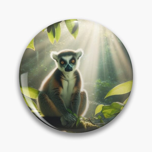 Item preview, Canopy Acrobat - Lemur's Agile Leaps in the Jungle Heights designed and sold by ProgressMagnet.