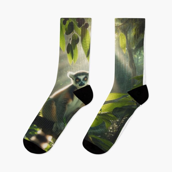Item preview, Canopy Acrobat - Lemur's Agile Leaps in the Jungle Heights designed and sold by ProgressMagnet.