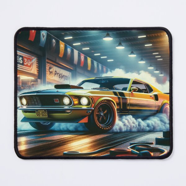 Item preview, Yellow and Black 1969 Ford Mustang Boss 302 designed and sold by Random Designs.