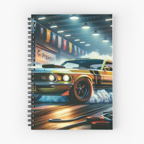 Item preview, Yellow and Black 1969 Ford Mustang Boss 302 designed and sold by Random Designs.