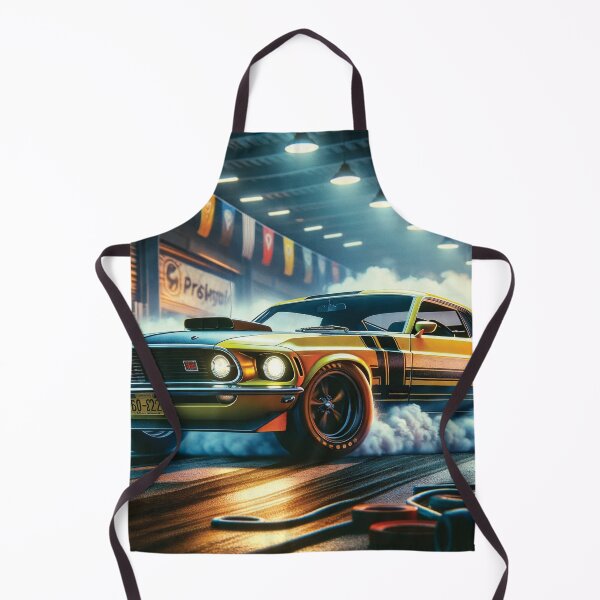 Item preview, Yellow and Black 1969 Ford Mustang Boss 302 designed and sold by Random Designs.