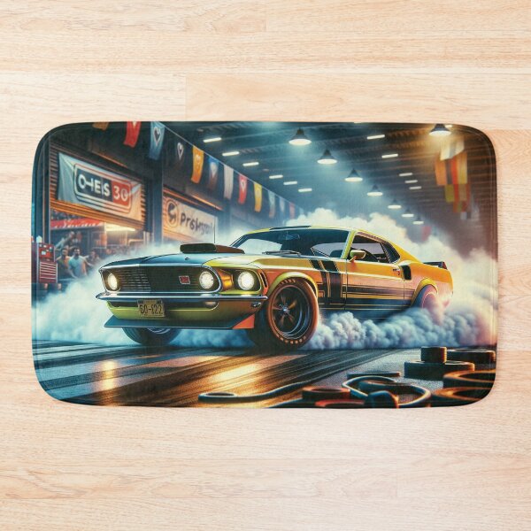 Item preview, Yellow and Black 1969 Ford Mustang Boss 302 designed and sold by Random Designs.