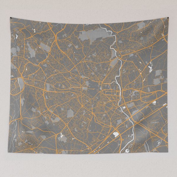 Item preview, Montpellier City Map of Occitania, France - Bauhaus designed and sold by deMAP.