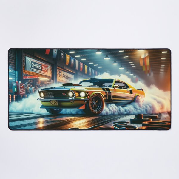 Item preview, Yellow and Black 1969 Ford Mustang Boss 302 designed and sold by Random Designs.
