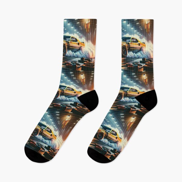 Item preview, Yellow and Black 1969 Ford Mustang Boss 302 designed and sold by Random Designs.
