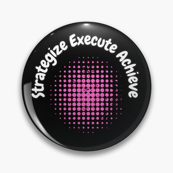 Item preview, Strategize Execute Achieve designed and sold by bvdesignart.