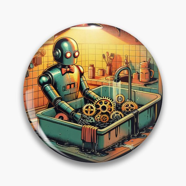 Item preview, Rusty Does Dishes designed and sold by CyberSilhouette.