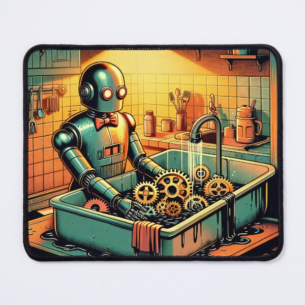 Item preview, Rusty Does Dishes designed and sold by CyberSilhouette.