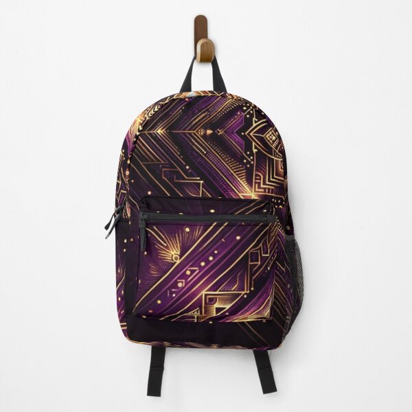 Item preview, Dark Purple Black Gold 8 Petal Centre designed and sold by Kiwiaroha.