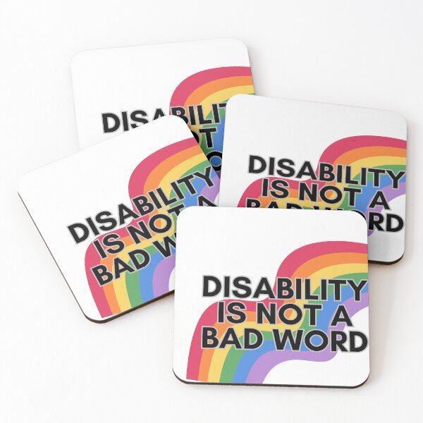 Item preview, Disability is Not a Bad Word designed and sold by Kimberly Czotter.