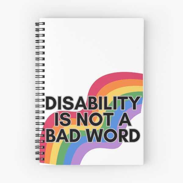Item preview, Disability is Not a Bad Word designed and sold by Kimberly Czotter.