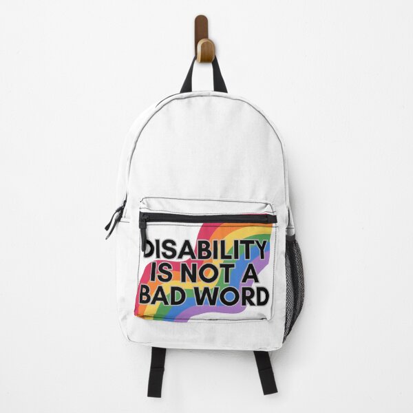 Item preview, Disability is Not a Bad Word designed and sold by Kimberly Czotter.