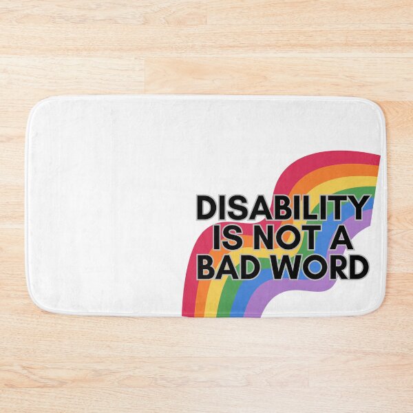 Item preview, Disability is Not a Bad Word designed and sold by Kimberly Czotter.