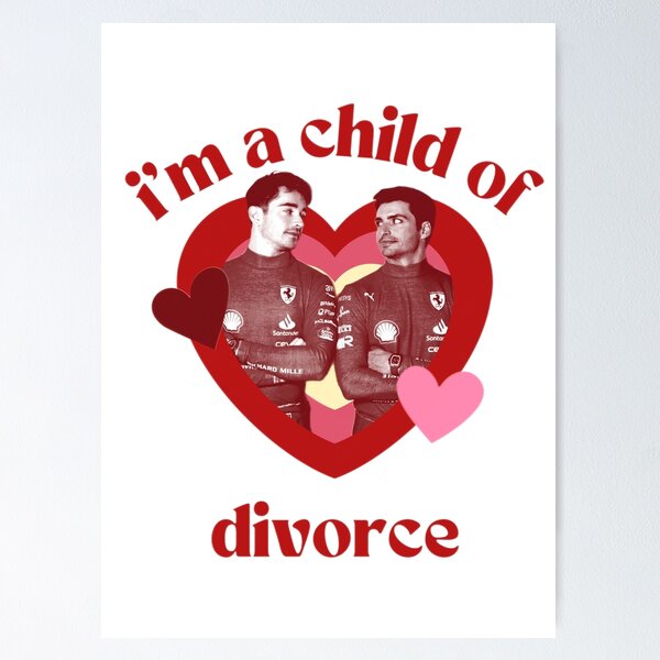 Item preview, I'm a child of divorce leclerc and Sainz designed and sold by itskarlavxl.