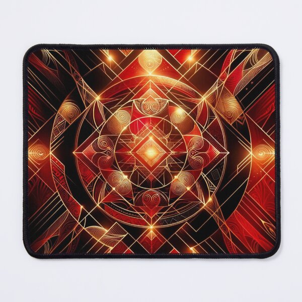 Item preview, Red Gold Diamond Koru Patterns designed and sold by Kiwiaroha.