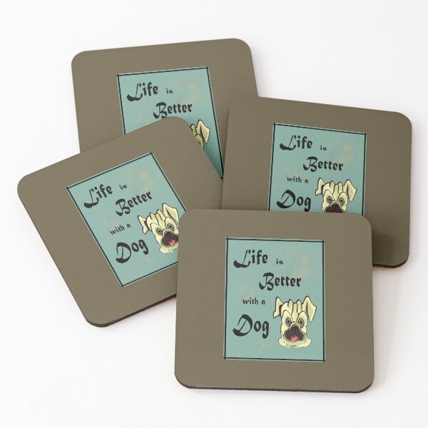 Item preview, Life is better with a dog. designed and sold by e-dream.