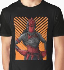 Camiseta gráfica Caballero rojo