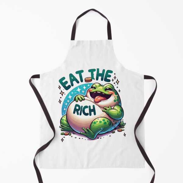 Item preview, eat the rich frog- Rich-Eating Frog-funny designed and sold by toobel.