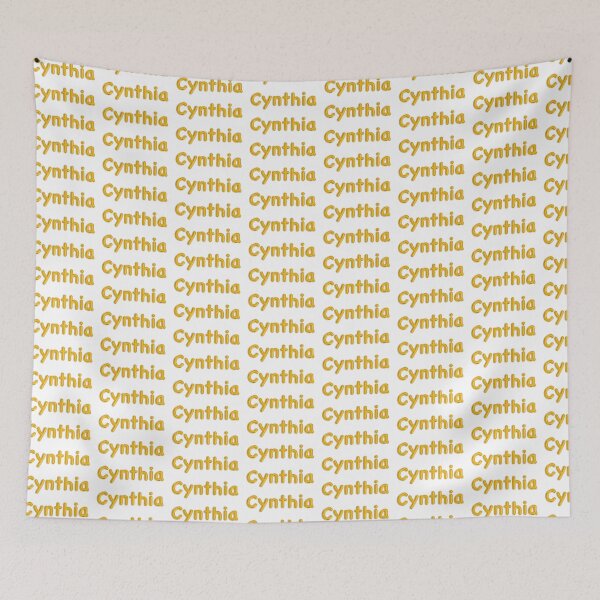 Item preview, Golden Balloon Cynthia Name Label designed and sold by NormadWorld.