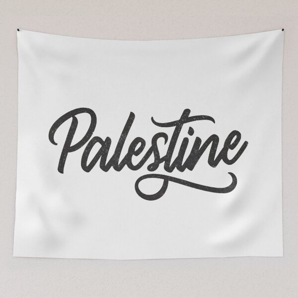 Item preview, Palestine, Minimalistic Handwritten Sticker Design designed and sold by WatermelonPink.