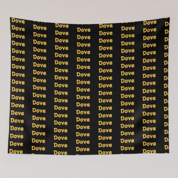 Item preview, Golden Balloon Dove Name Label (Black) designed and sold by NormadWorld.