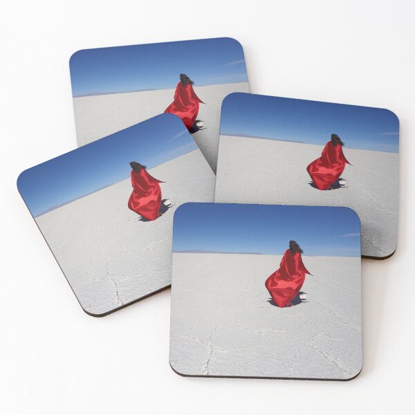 Item preview, The Red Cape In The Salt Flats designed and sold by AussieAl.