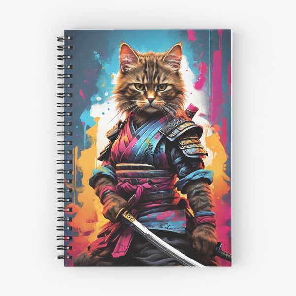 Item preview, Fierce Samurai Kitten designed and sold by likbatonboot.